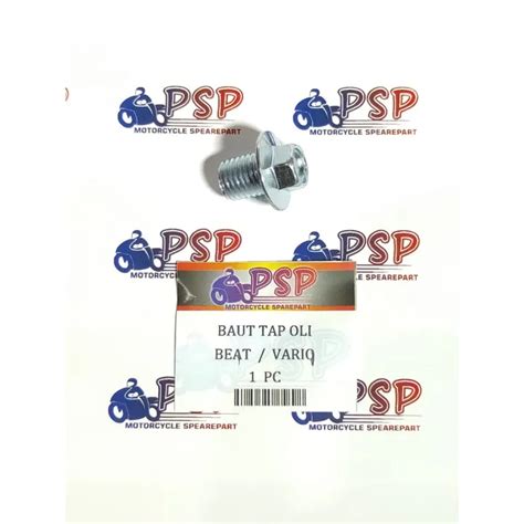 Baut Tap Oli BEAT VARIO SCOOPY Baud Tap Oli Mesin Drat 12mm 17