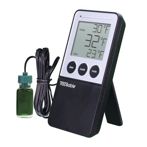 Traceable Fridge Freezer Digital Thermometer With Bottle Probe