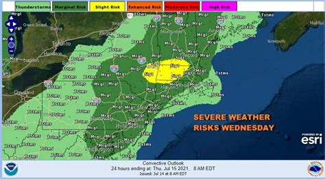 Severe Weather Risks Today Very Warm Humid Next Few Days Weather