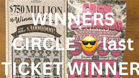 Winners Circle Last Ticket 25 🎟️ Winner 🏆 Good Mix Texas Lottery