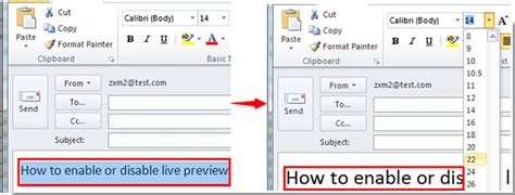 How To Enable Or Disable Live Preview In Outlook