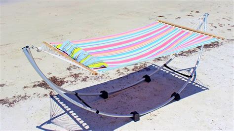 Folding Beach Hammock Xl Foldable Travel Portable Hammock For Beach