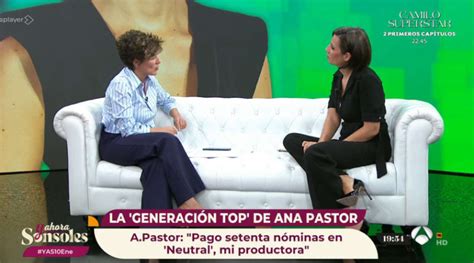 Ana Pastor Habla Como Nunca De Su Faceta Como Madre Y Desvela El