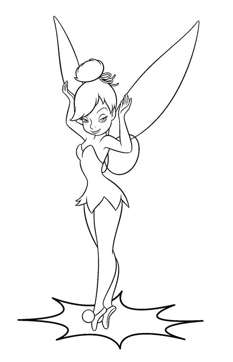 Tinkerbell Printable Coloring Pages