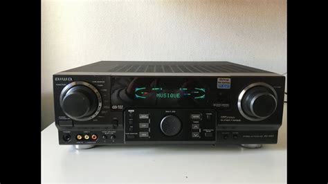 Aiwa Stereo Av Receiver Av D Youtube