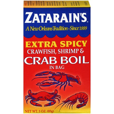 Zatarains Crawfish Shrimp And Crab Boil Extra Spicy Seasoning In Bag 3