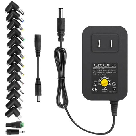 Arkare 30W Universal AC To DC Power Adapter Adjustable Power Supply 3V