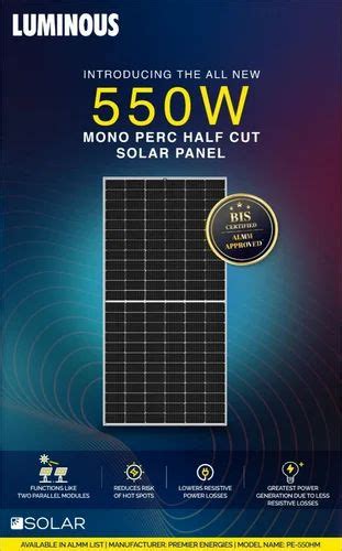 Polycrystalline Luminous Solar Panels 330 W At Best Price In Chennai