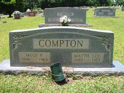 Mose Pearson Compton Sr Memorial Find A Grave