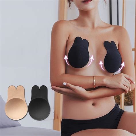 Buy Women Silicone Invisible Breast Lift Up Bra Tape Sticker Anti