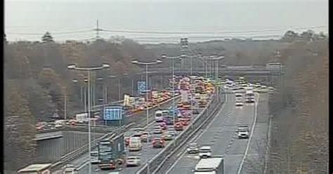 M25 Crash Recap Accident Caused Queueing Traffic For 10 Miles Near