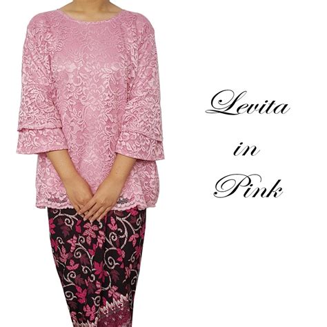 Jual Kebaya Levita In Pink Kebaya Kartini Kebaya Modern Kebaya