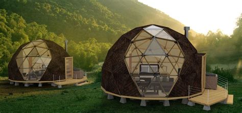 DOMOS Glamping Resorts Geodome Whimsical Home Modern Western Dome