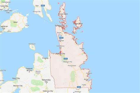 Map Of Caraga Region