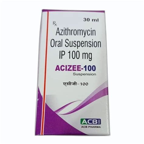 100mg Azithromycin Oral Suspension Ip 100mg 5ml At Rs 102 In Aligarh