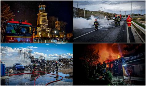 FOTO Peste 120 de misiuni de salvare desfășurate de pompierii din