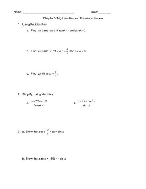 Pre Calc Chapter 4 Review JeaneanNathen