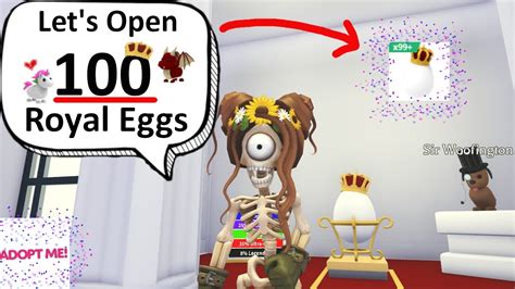 Opening Royal Eggs Adopt Me Roblox Youtube