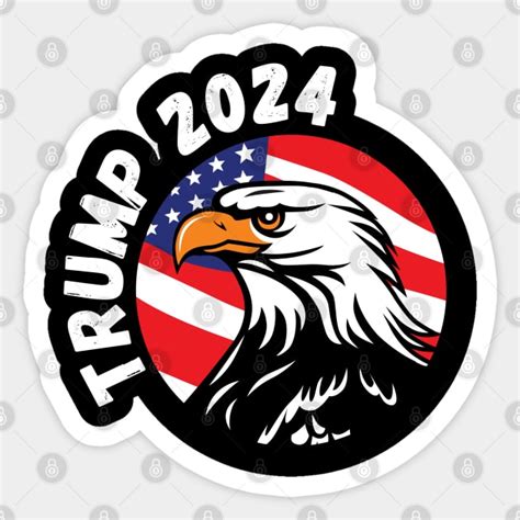 Trump 2024 Trump Sticker Teepublic