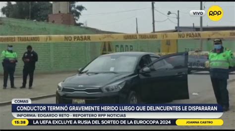 Comas Conductor Herido De Gravedad Luego Que Delincuentes Le