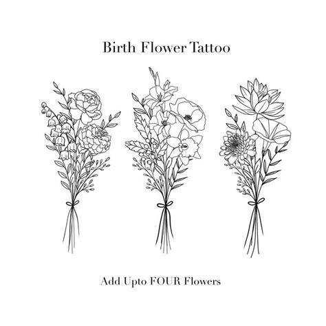 Birth Flowers Tattoo Birth Flower Tattoo Birth Flowers Tattoo Tattoos