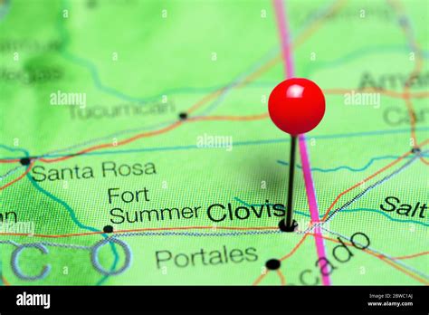 Mapa de clovis nuevo mexico fotografías e imágenes de alta resolución