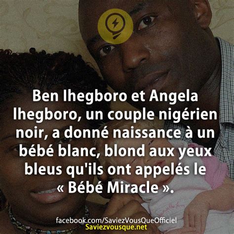 Ben Ihegboro et Angela lhegboro un couple nigérien noir a donné