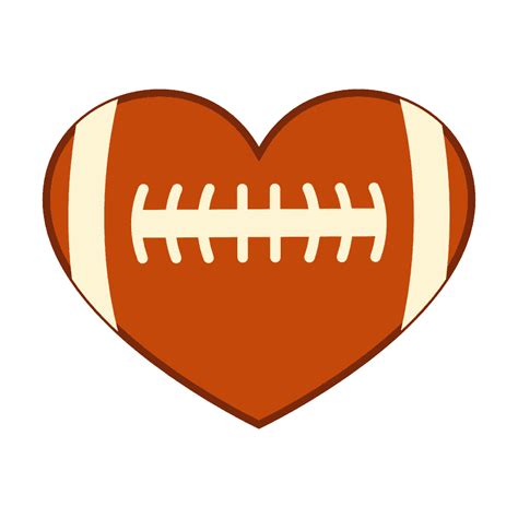 [100 ] Football Heart Svg Vector Graphics