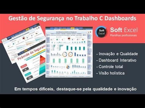 Planilha Excel Gestão de Segurança no Trabalho Dashboards em