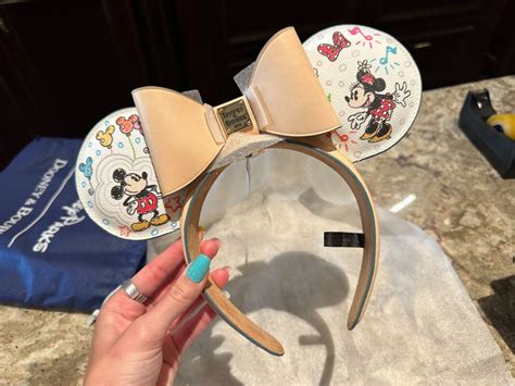 New Mickey And Minnie Dooney Bourke Ear Headband At Walt Disney World