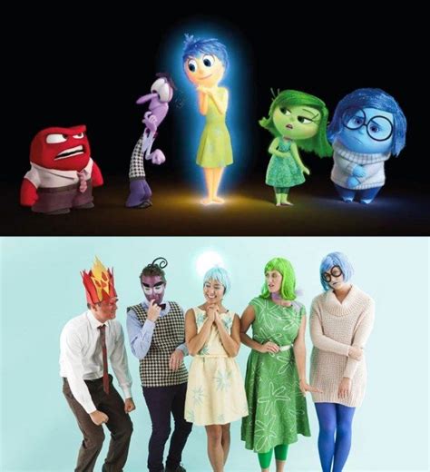 Inside Out Group Halloween Costume For Adults Cute Group Halloween