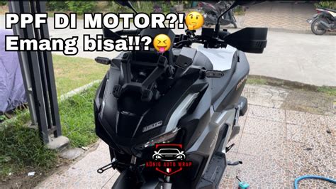 Emang Bisa PPF Untuk Motor Proses Pemasangan PPF Grade TPU PRO Di