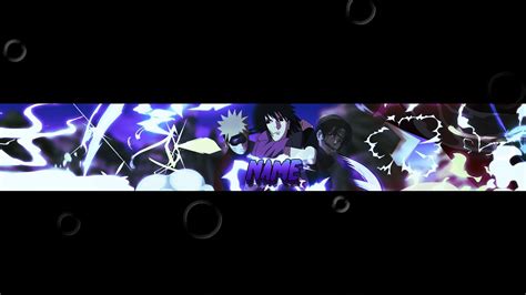 Youtube Banner Anime Naruto Kzclip com user xpressdesign twitter free anime youtube banner ...