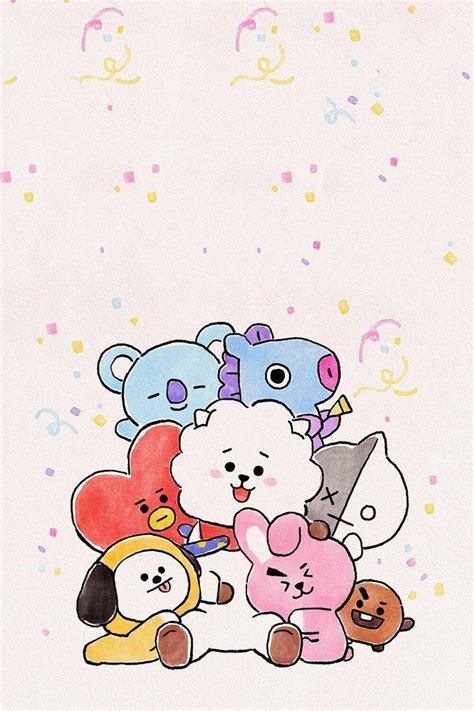 BT21 Aesthetic Wallpapers - Top Free BT21 Aesthetic Backgrounds ...