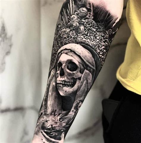 Las Mejores Ideas De Tatuajes De La Santa Muerte Best Mystic Zone