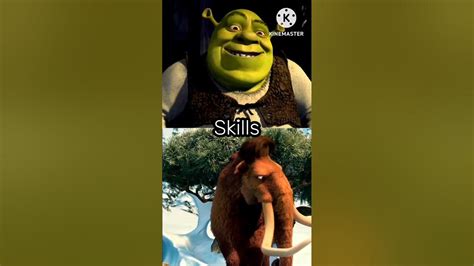 Shrek Vs Manny Shrek Vs Ice Age Youtube