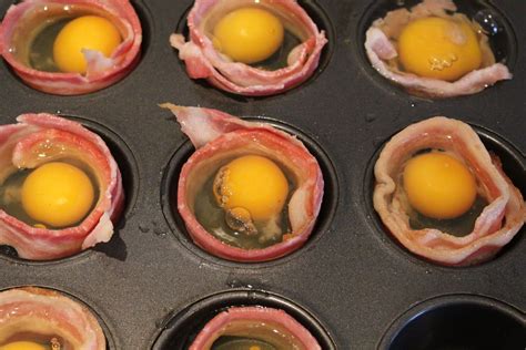 Bacon Wrapped Eggs For Breakfast Bacon Eggs Breakfast Bacon Muffins Bacon Egg Muffins