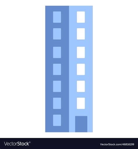 Building apartment flat Royalty Free Vector Image