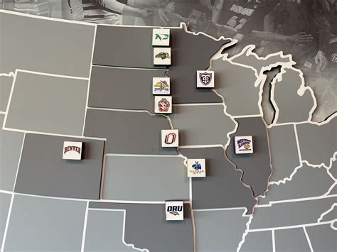 Map of current Summit League teams : r/CollegeBasketball