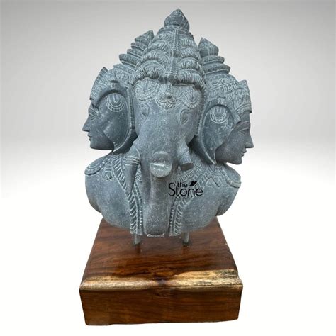 ganpati riddhi siddhi murti  buy   stone studio