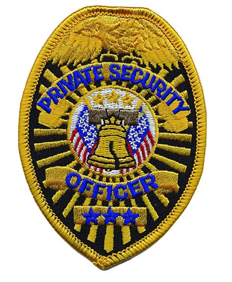 Private Security Officer Badge