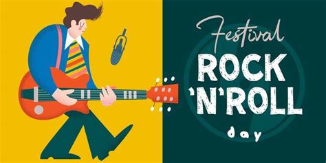 Rock And Roll Poster Vector Art Icons And Graphics For Free Download