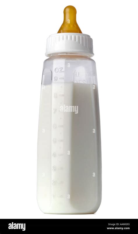 Baby Bottle With Milk Stock Photo Alamy