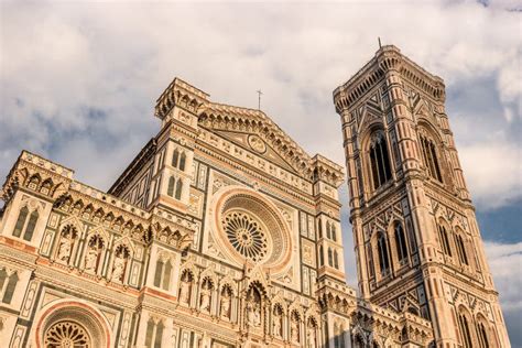 Florence Italiens Katedral Saint Mary Of Flower Florence Duomo Och