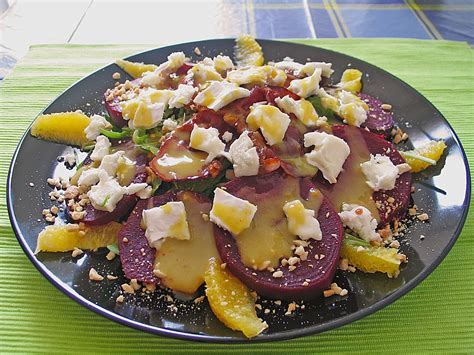 Rote Bete Salat Mit Ziegenk Se Von Ela Chefkoch De