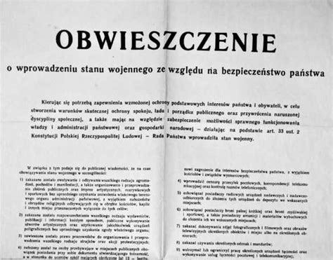 36 rocznica wprowadzenia stanu wojennego w Polsce Ośrodek Rozwoju