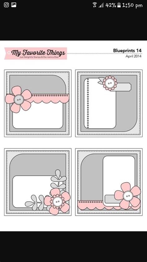 Pin By Robyn Evans On Card Layouts Templates Card Sketches