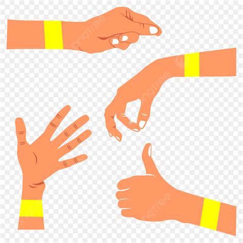 Hand Gestures Clipart Hd PNG Hand Gestures Thumbs And Hello Hand