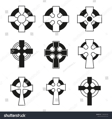 Cool Celtic Cross Outline