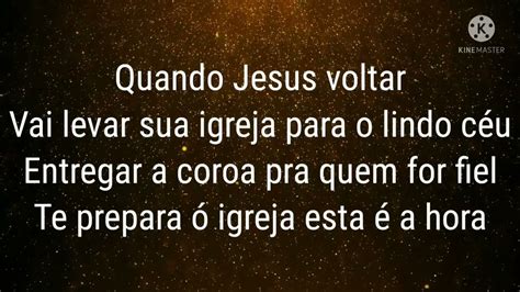 Quando Jesus Voltar Eliã Oliveira YouTube